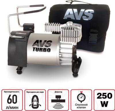 Автомобильный компрессор AVS Turbo KS 600 / 80503 - фото 3 - id-p223064847