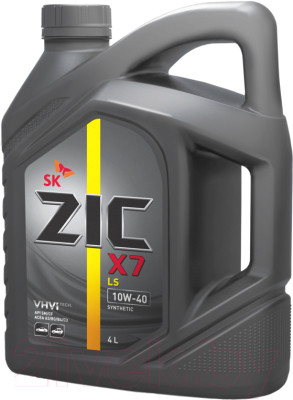 Моторное масло ZIC X7 LS 10W40 / 162620 - фото 3 - id-p223071134