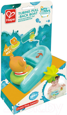 Игрушка для ванной Hape Мишка на тюбинге / E0217_HP - фото 9 - id-p223069346