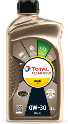 Моторное масло Total Quartz Ineo First 0W30 / 183103 / 213830 - фото 1 - id-p223068411
