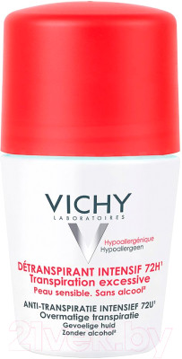 Антиперспирант шариковый Vichy Deodorants анти-стресс защита от избыточного потоотделения 72ч - фото 1 - id-p223069477