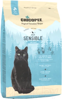 Сухой корм для кошек Chicopee CNL Sensible с ягненком - фото 1 - id-p223065033