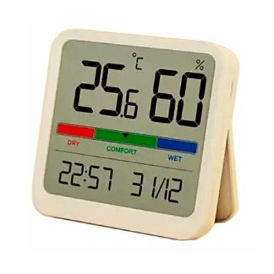 Погодная станция Beheart Temperature and Humidity Clock Display W200 белый - фото 1 - id-p223073271