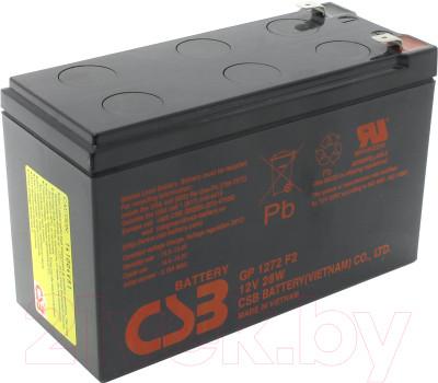 Батарея для ИБП CSB GP 1272 F2 12V/7.2Ah - фото 1 - id-p223072414
