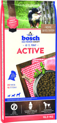 Сухой корм для собак Bosch Petfood Active - фото 1 - id-p223070636