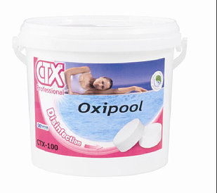 Химия для бассейна. CTX-100 Активированный кислород 6 кг, в таблетках по 100 гр.