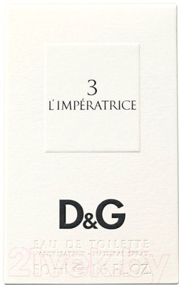 Туалетная вода Dolce&Gabbana 3 L`Imperatrice - фото 2 - id-p223070685