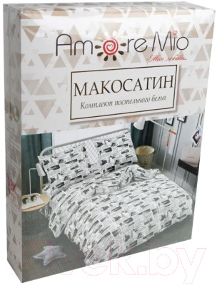 Комплект постельного белья Amore Mio Мако-сатин Trip W Микрофибра 1.5 24476 / 93780 - фото 8 - id-p223067928