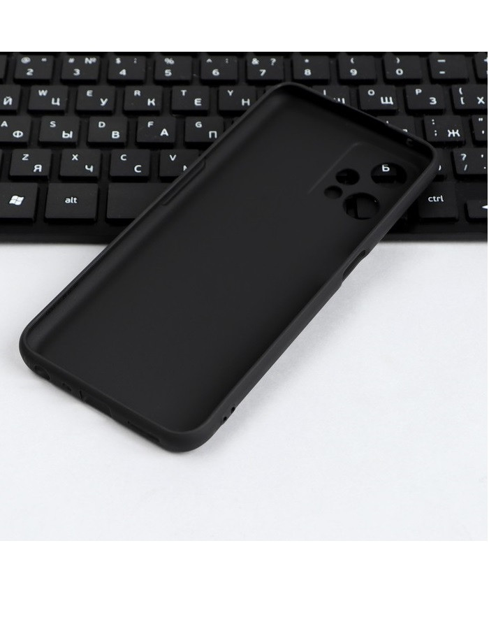 Чехол-накладка для Realme 9i (силикон) черный с защитой камеры - фото 4 - id-p189650588
