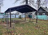 РАЗБОРНЫЙ НАВЕС двускатный 5 х 4 метра, фото 7
