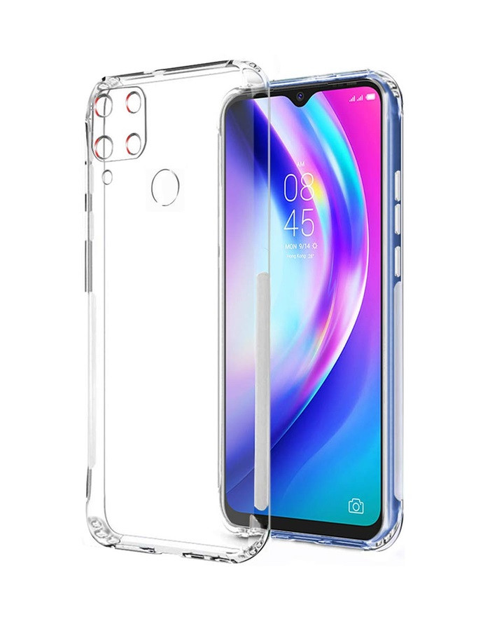 Чехол-накладка для Realme C12 / C25 / C25s (силикон) прозрачный с защитой камеры - фото 2 - id-p175902920