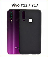 Чехол-накладка для Vivo Y17 (силикон) черный