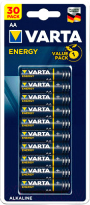 Комплект батареек Varta Energy LR6 AA - фото 1 - id-p223074056