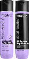 Набор косметики для волос MATRIX Total Result Unbreak My Blonde Шампунь 300 мл+Кондиционер 300мл