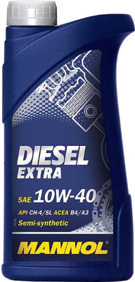 Моторное масло Mannol Diesel Extra 10W40 CH-4/SL / MN7504-1 (1л)