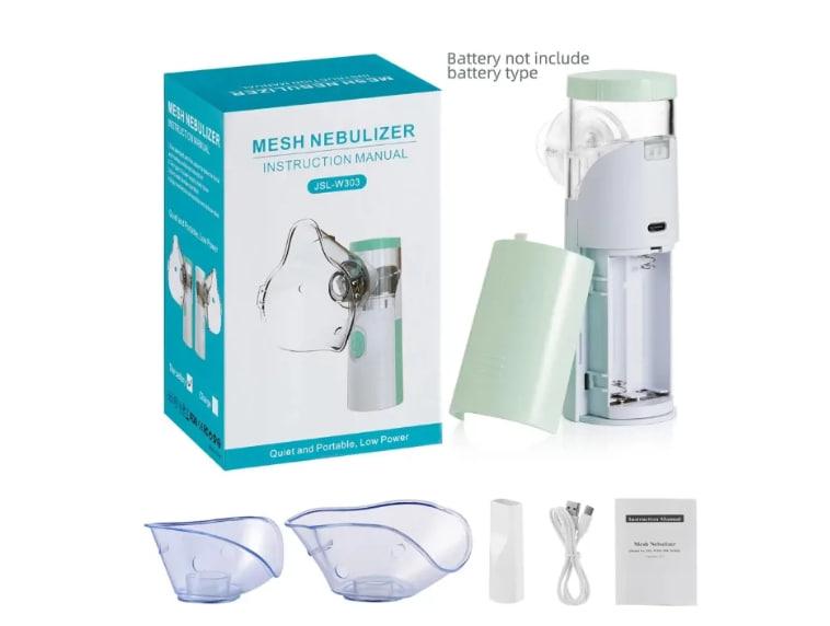 Портативный ингалятор Mesh Nebulizer JSL-W303 для детей и взрослых - фото 4 - id-p223082159