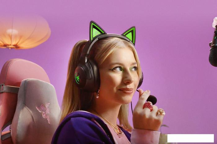 Наушники Razer Kraken Kitty V2 (черный) - фото 7 - id-p222883786