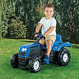 Трактор педальный DOLU Ranchero, клаксон, цвет синий, фото 6