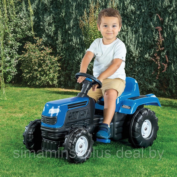 Трактор педальный DOLU Ranchero, клаксон, цвет синий - фото 6 - id-p223081607