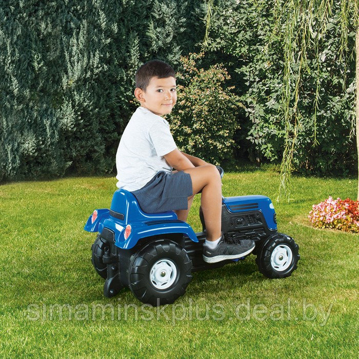 Трактор педальный DOLU Ranchero, клаксон, цвет синий - фото 7 - id-p223081607