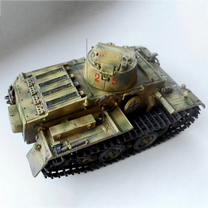Сборная модель «Немецкий лёгкий танк Т-I F» Ark models, 1/35, (35015) - фото 5 - id-p223081618