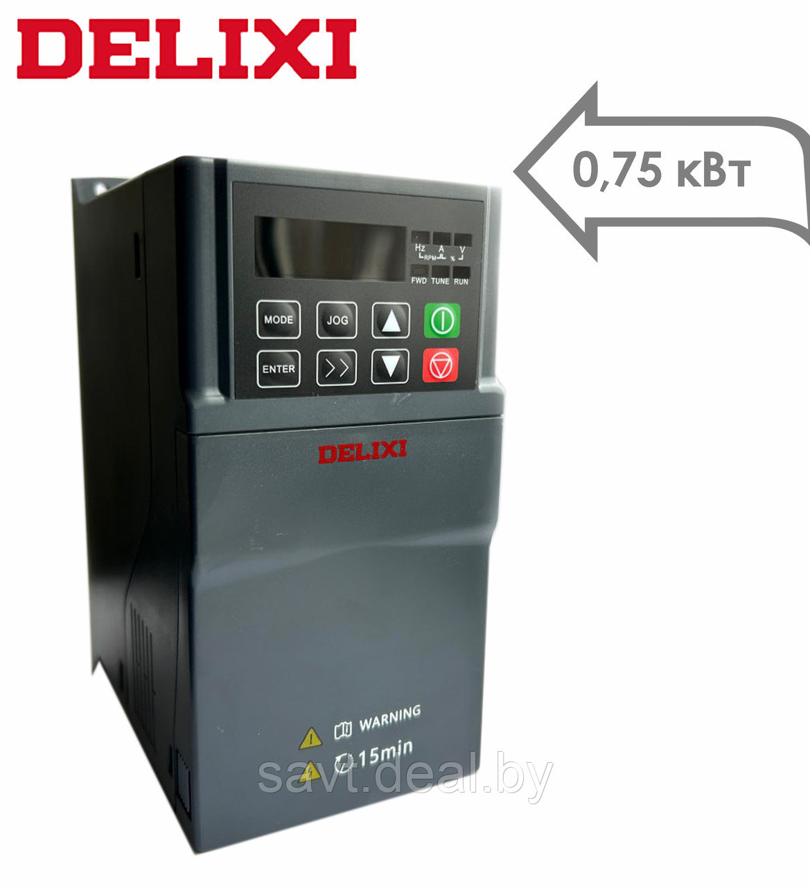 Частотный преобразователь Delixi CDI-D200G0R75T4, 0,75 кВт, 380 В