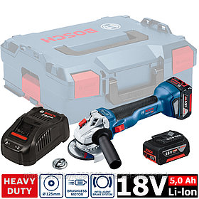 Угловая шлифмашина аккумуляторная GWS 18V-10 Professional BOSCH (06019J4004)