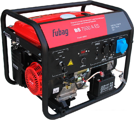 Бензиновый генератор Fubag BS 7500 A ES, фото 2