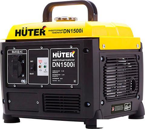 Бензиновый генератор Huter DN1500i - фото 1 - id-p222785711