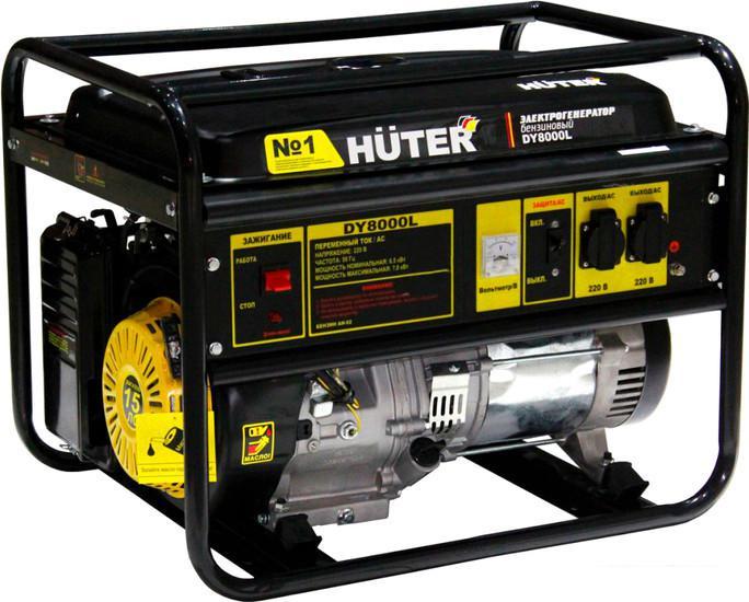 Бензиновый генератор Huter DY8000L - фото 1 - id-p222785717
