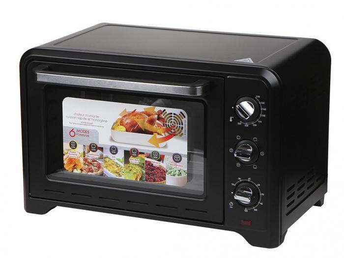 Электрическая мини печь жарочный шкаф Moulinex OX464810 черная настольная духовка для дачи - фото 1 - id-p223034779