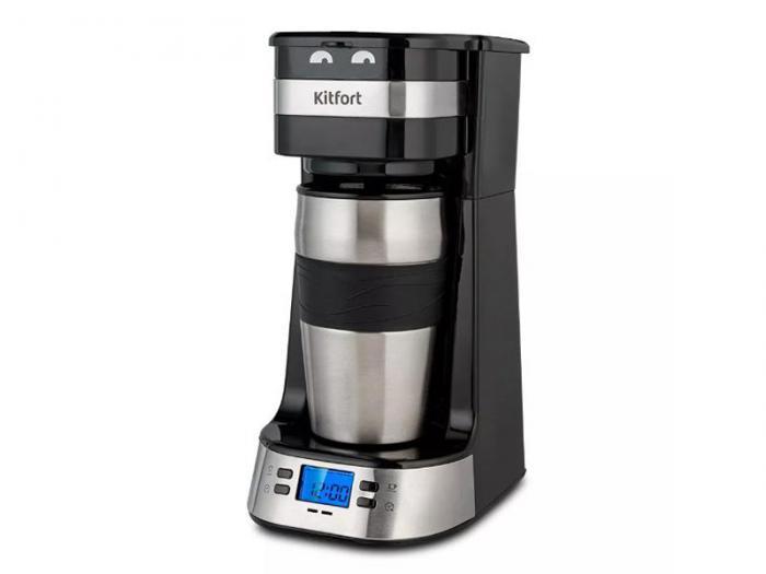 Капельная кофеварка с многоразовым фильтром Kitfort KT-795 - фото 1 - id-p222678959