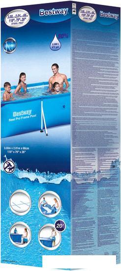 Каркасный бассейн Bestway 56404 (300х201х66) - фото 2 - id-p222785782