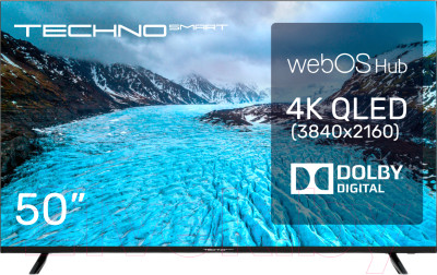 Телевизор TECHNO Smart 50QLED680UHDW - фото 1 - id-p223080023