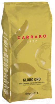 Кофе в зернах Carraro Globo Oro 70% арабика, 30% робуста - фото 1 - id-p223077908