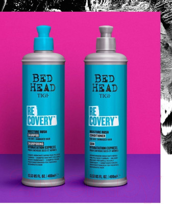 Шампунь для волос Tigi Bed Head Recovery Увлажняющий для сухих и поврежденных волос - фото 4 - id-p223081335