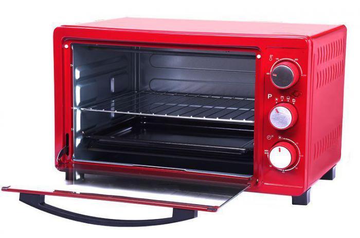 Электрическая мини-печь настольная духовка духовой шкаф электродуховка для дачи OURSSON MO2325/RD красный - фото 2 - id-p222986179