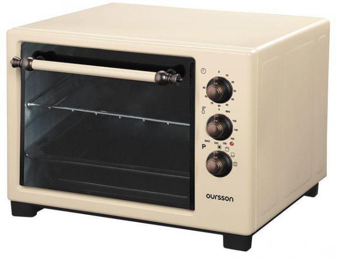 Мини печь электрическая ретро духовка настольный духовой шкаф электродуховка для дачи OURSSON MO2004/IV - фото 1 - id-p222986192