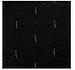 NOVA BRIGHT черная с прострочкой серой ромбиками (26х17см) 48078, фото 4
