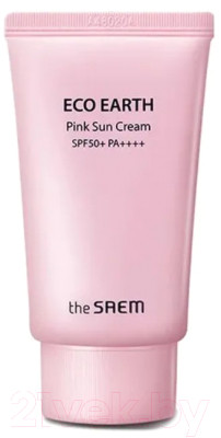 Крем солнцезащитный The Saem Eco Earth Pink Sun Cream EX - фото 1 - id-p223080901