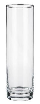 Стеклянная ваза для цветов из стекла прозрачная маленькая узкая высокая на стол цилиндр красивая настольная