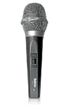 Вокальный проводной микрофон для музыки BBK CM-124 темно-серый