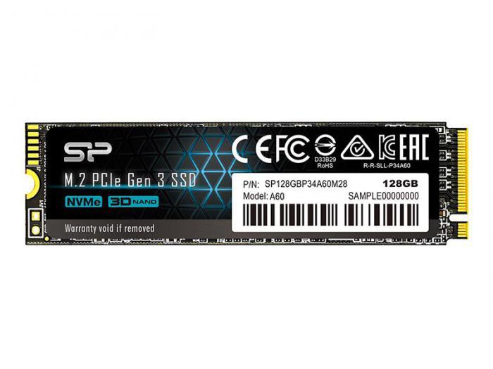 Твердотельный накопитель Silicon Power P34A60 128Gb SP128GBP34A60M28 - фото 1 - id-p222780577