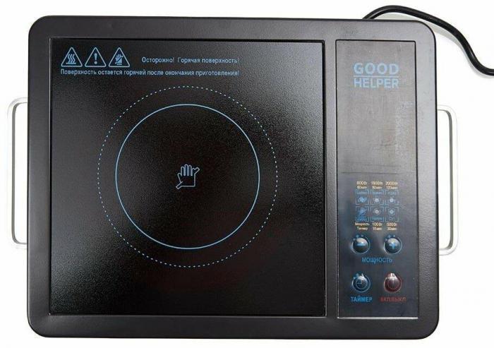 Электрическая настольная плита GOODHELPER ES-20R01 бытовая электроплитка кухонная плитка одноконфорочная - фото 6 - id-p222986892