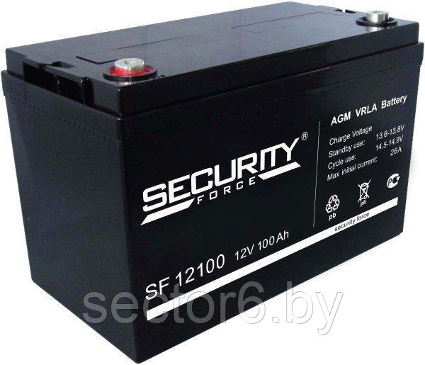 Аккумулятор для ИБП Security Force SF 12100 (12В/100 А·ч) - фото 1 - id-p223082828