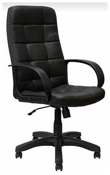 Кресло компьютерное руководителя ЯрКресло Кр70 ТГ ПЛАСТ ЭКО1 (экокожа черная)