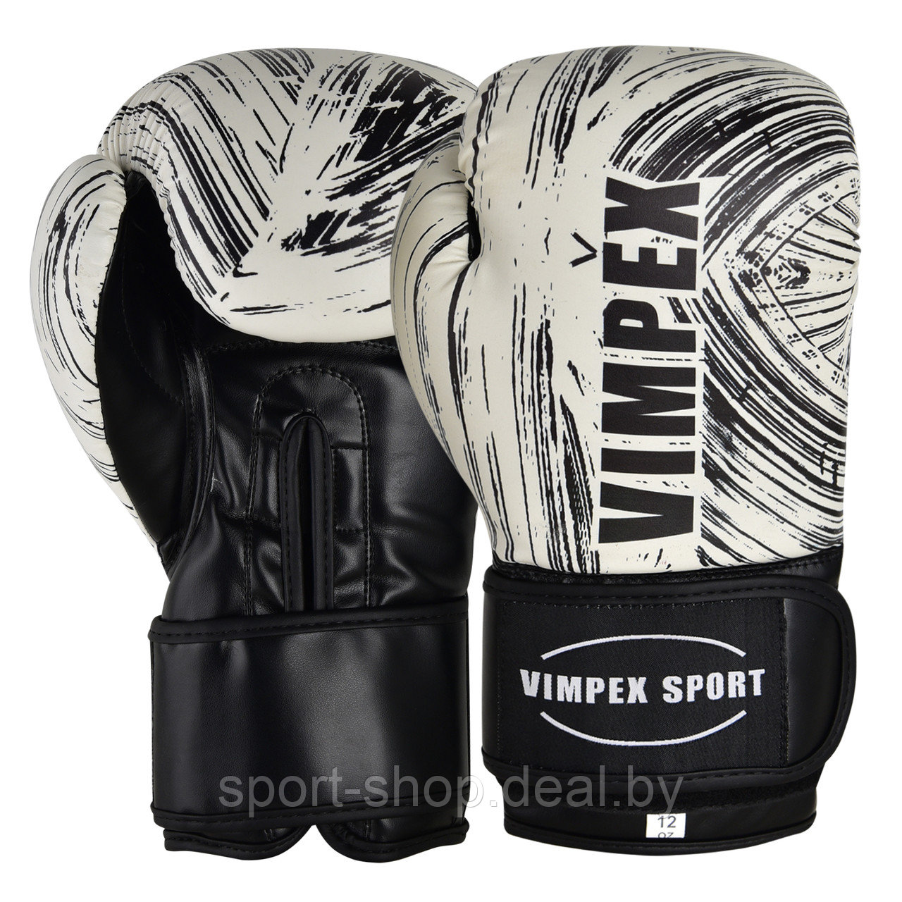 Боксерские перчатки серые Vimpex Sport 3091, 4, 6, 8, 10, 12 oz, перчатки для бокса, перчатки боксерские - фото 1 - id-p168840191