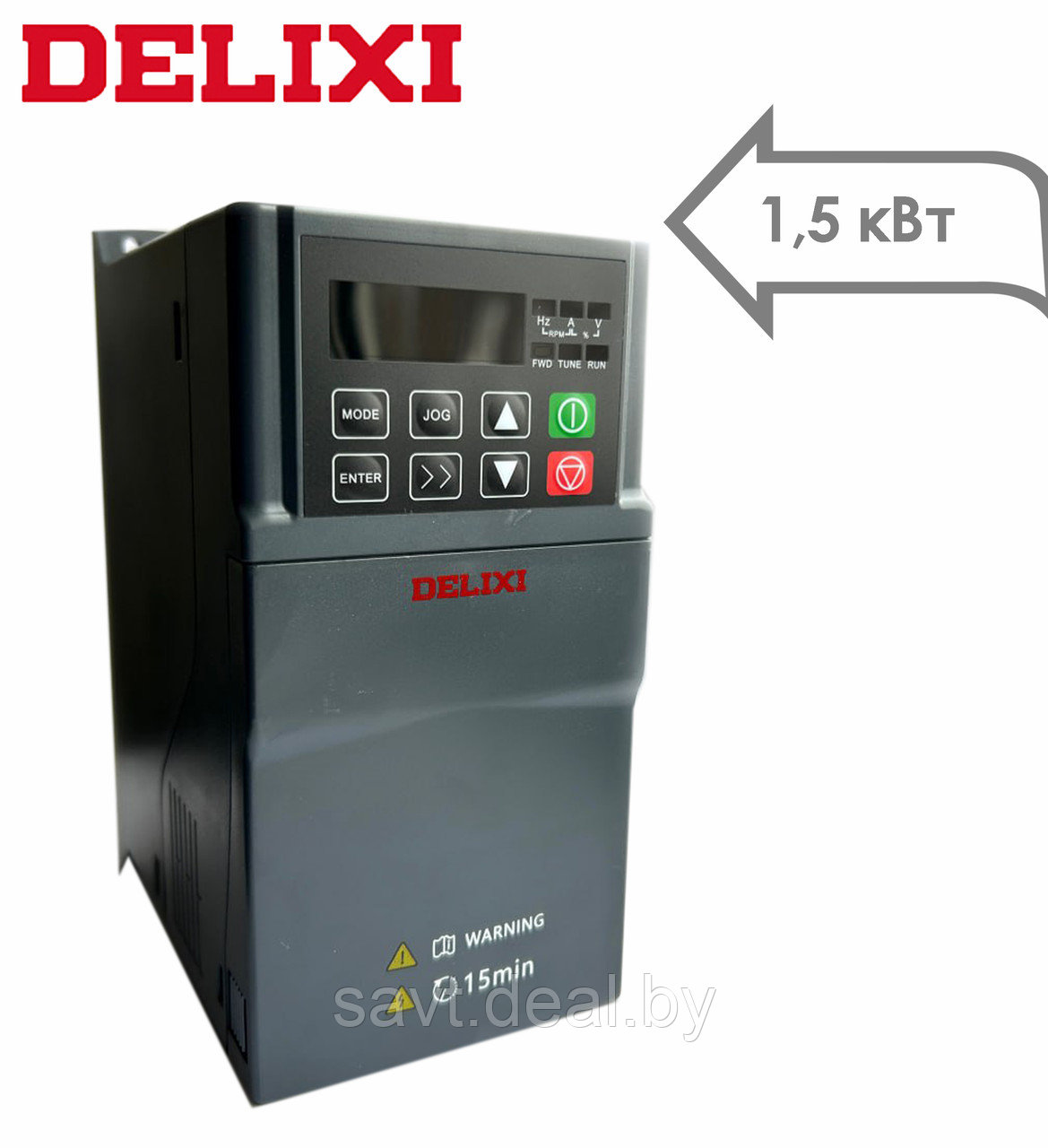 Частотный преобразователь Delixi CDI-D200G1R5T4, 1,5 кВт, 380 В