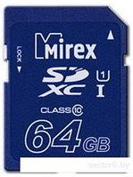 Карта памяти Mirex SDXC UHS-I (Class 10) 64GB (13611-SD10CD64)