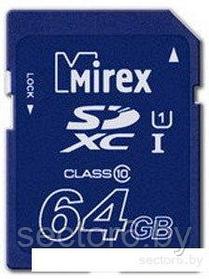 Карта памяти Mirex SDXC UHS-I (Class 10) 64GB (13611-SD10CD64)